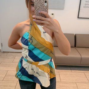 NWT J. Crew Halter Top in Sail Away Ratti print